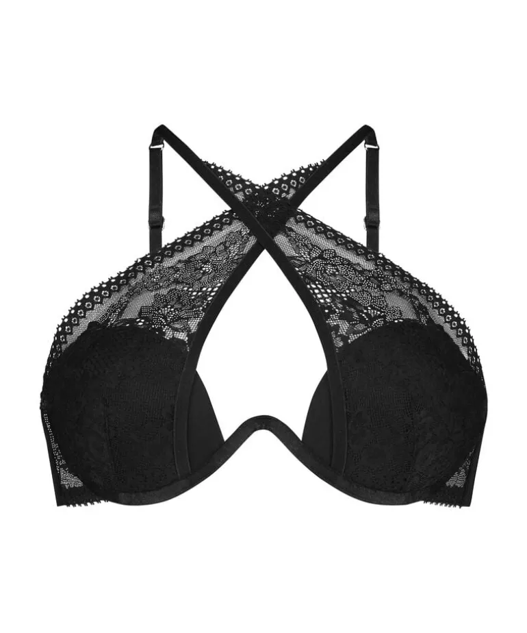 Vera Padded Underwired Bra - Black