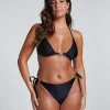 Yucatan High-Leg Bikini Bottoms - Black