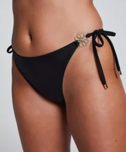 Yucatan High-Leg Bikini Bottoms - Black