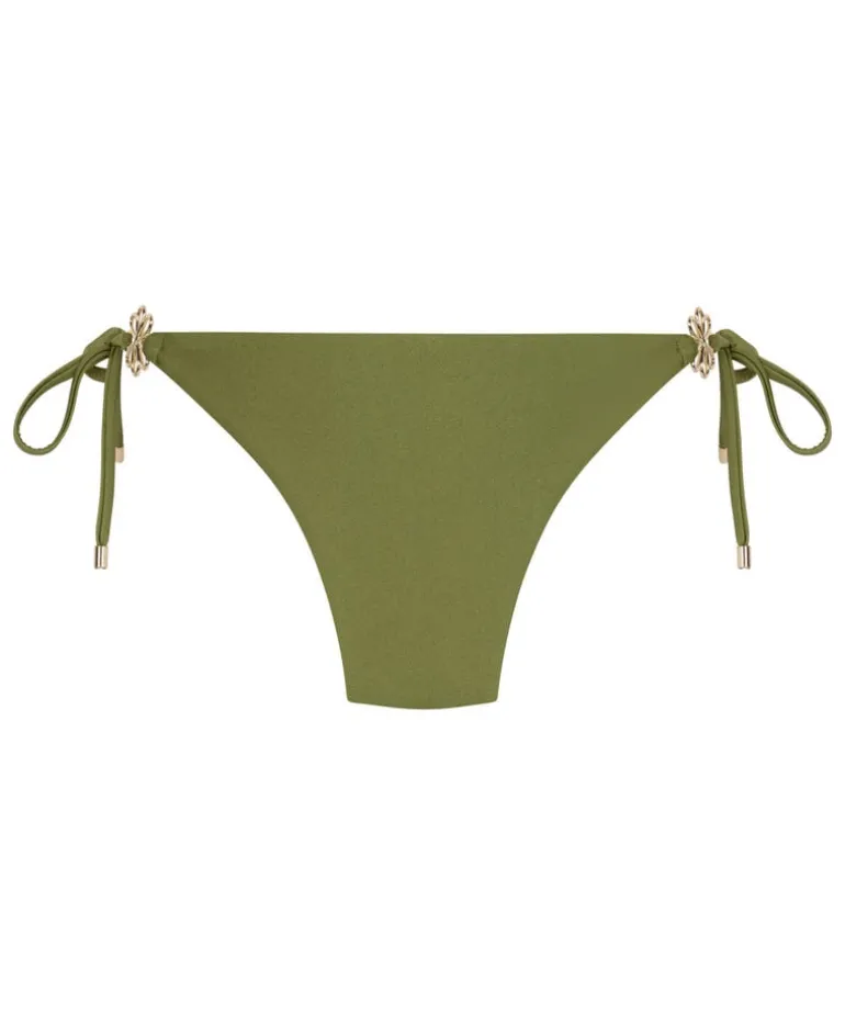 Yucatan High-Leg Bikini Bottoms - Green