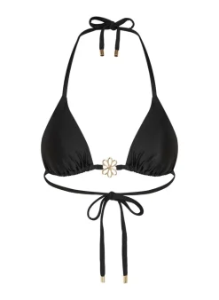 Yucatan Triangle Bikini Top - Black