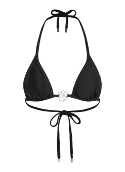 Yucatan Triangle Bikini Top - Black